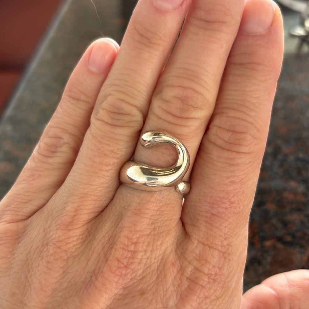 Silver ring, 925, size 7.25-7.5.